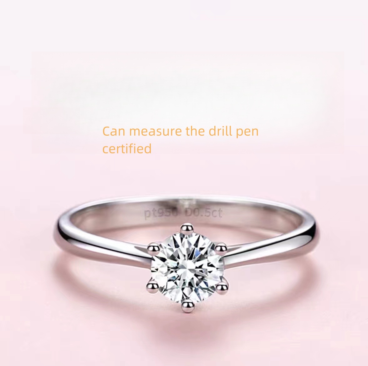 High-end couple diamond ring for your loved ones custom-made a unique jewelry