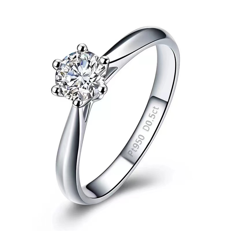 High-end couple diamond ring for your loved ones custom-made a unique jewelry